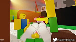 oh, cum in roblox pron game, so good!