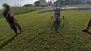 pov wild public beach fuck with blowjob and lesbian