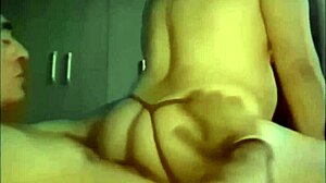 Mature amateur screams as faby takes dick deep in her ass