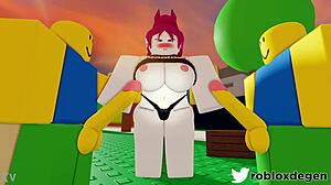 oh, cum in roblox pron game, so good!