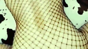 wow, milf does a sexy striptease with toys and gets big cock in tight holes