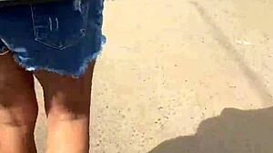 Young Schoolgirl Leaves Class for Street Sex with Construction Worker at Building Site