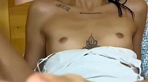 Pampering The Tiny Feet Of A Latina With A Relaxing Footjob