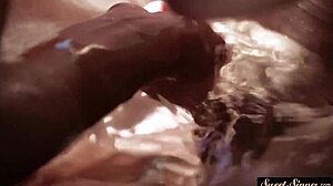 I can't believe how gorgeous this young ebony teen gets doggystyled by her stepdad