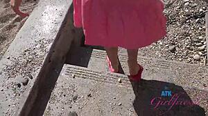 Super Cute Brianna Arson Gives Intense Head In Public POV During Coastal Cruise