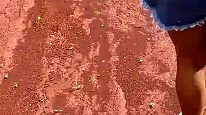 Young Schoolgirl Leaves Class for Street Sex with Construction Worker at Building Site