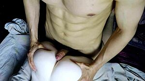 I love to fuck doggy style with intense anal and creampie in bedroom