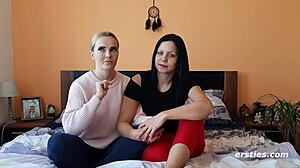 Intimate moments where European models lick pussies better.