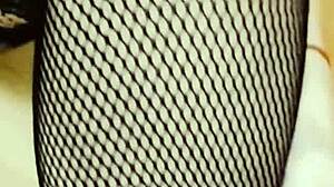 wow, milf does a sexy striptease with toys and gets big cock in tight holes