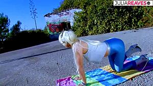 Blonde Marie Fucks Outdoors With Intense Passion