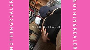 pretty thick chubby bunny enjoys her curves in a casual setting