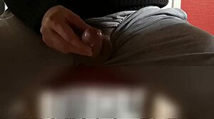 Watch me masturbate under the desk!