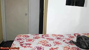 The boss catches the maid masturbating and they have interracial sex, promising to keep it secret from his wife