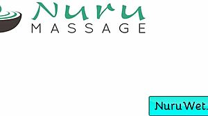 Sexy Teen Brunette Masseuse Strips Naked For Wet Slippery Massage With Robby Apples And Avery Black