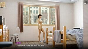 Hot Brunette Spends Intense Night With Big Cock At University