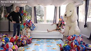 Wet Submissive Italian Teen 18+ Bambolina's First Time Anal And Pee Drinking Anal Sex Gape Rough Sex Cum And Pee On Open Ass