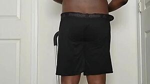 morning undressing spreading buttocks