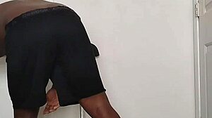 morning undressing spreading buttocks