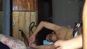 the horny teen babe with big tits and tattoo provokes her boyfriend by playing with flakael in a hardcore threesome