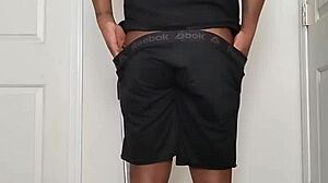 morning undressing spreading buttocks