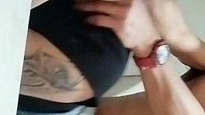 Amateur Colombian MILF gets fucked while cooking, ending up creampied and full of cum.