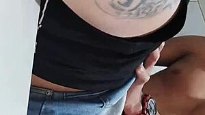 Amateur Colombian MILF gets fucked while cooking, ending up creampied and full of cum.