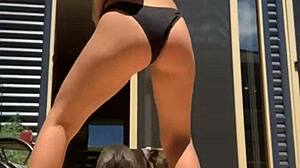 可爱美女爱为陌生人在线跳舞脱衣！