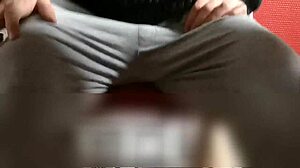 Watch me masturbate under the desk!