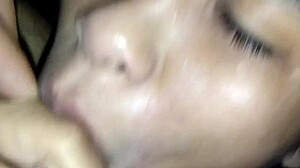 Creampie Shoots Into Her Mouth