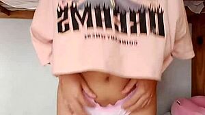 Selene strips naked for her voyeur neighbor 😘