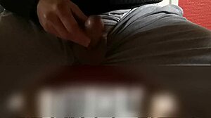 Watch me masturbate under the desk!