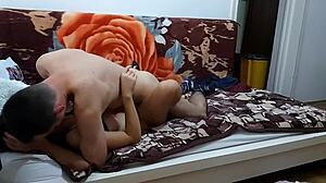 Romantic Moments With Girlfriend In Homemade College Setting