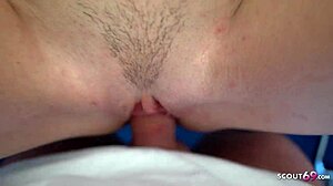 Boy Films A Threesome With The German Teacher In The Classroom With His Iphone.