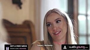 Teen Couple Jane Wilde And Melody Marks Turn Cheating Game Into Threesome With Jazmin Luv