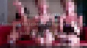 I will just bust your balls harder if you scream in bdsm femdom fetish pov rough tits