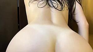 Straight Out Of The Shower In Dorm Bathroom With Roommates Relaxing