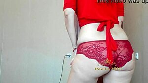 Russian Milf Shakes Huge Ass For 18+ Fan