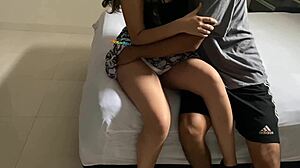 Inviting 18-year-old girl in short skirt for movie, ending in unprotected sex