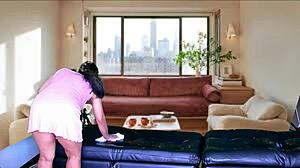 Emotional Preview of Sex with Cleaning Lady Agarabas and Olpr. Intense Assfucking and Licking.