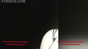 Fucking Neighbor's Wife in Backyard at Night