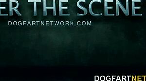 Kiki Daire riding big black cock at glory hole 😈