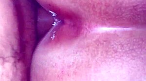 Cogida de perrito mientras anda en sus días