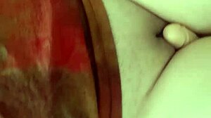 Self-pleasure with two dildos gaping pussy