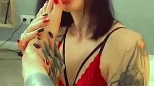 naughty girls explore anal toys and lesbian pleasures together