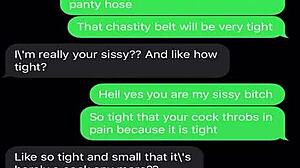 Sexting emasculating my sissy bitch humiliation