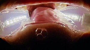 Deranged Filth Loving Girl Rebel Rhyder Gets Frozen Cum Bukkake - Filmed with Probe Lens