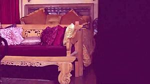 Sexy Milf Teases with Dance in Photo Session Before Striptease