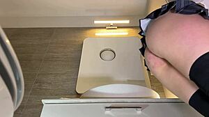 Beautiful Cheerleader Flashes Panties