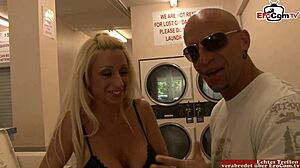 blonde milf big tits pickup mouth cumshot