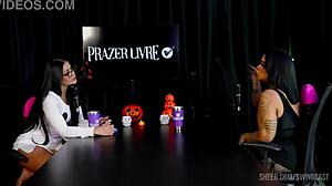 Compilados Da Marcely Mello No Swing Cast Com Tifany Rocha - Parte 2 Watch On Sheer Red